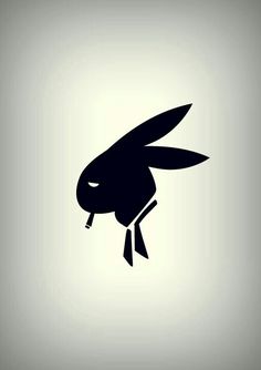 a black and white silhouette of a bird