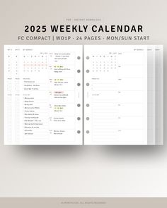 the 2020 weekly calendar is shown in white