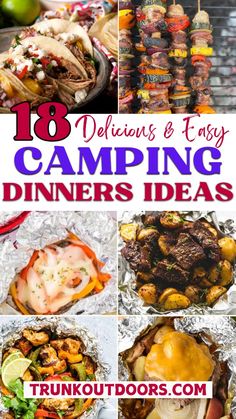 Discover the best campfire recipes that both adults and kids will love! From quick and easy camping meals to budget-friendly options, these camping dinner ideas are perfect for outdoor cooking. Enjoy a variety of campfire food, including camping dinner recipes for large groups, make-ahead camping dinners, and even camping dinners on a Blackstone grill. Whether you're a seasoned camper or planning your first trip, these easy camping dinner ideas will make your camping experience unforgettable. #CampingDinners #CampfireRecipes #OutdoorCooking #EasyCampingFood #CheapCampingFood #CampingDinnerIdeas #CampingMeals #CampingFoodIdeas #CampingTrips #FamilyCamping #BudgetFriendlyMeals Make Ahead Campfire Meals, Easy Camper Meals, Blackstone Camping Meals, Cheap Camping Meals, Simple Camping Meals, Camping Dinner Ideas, Rv Meals