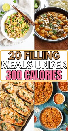 20 filling meals under 300 calories