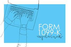 a person typing on a computer keyboard with the words form 1010 - k enfaner