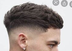 Mens Haircuts Thick Hair, Men Haircut Undercut, Hair Types Men, Crew Cut Hair, Boys Fade Haircut, Mid Fade Haircut