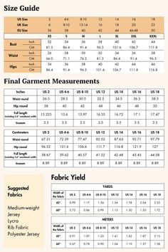 the size guide for women's shoes and footwear, with information on each side