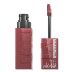 Super Stay Vinyl Ink Liquid Lipcolor - Maybelline | Ulta Beauty Maybelline Superstay Vinyl Ink, Superstay Maybelline, Maybelline Foundation, Setting Powders, Maybelline Lip, Maybelline Lipstick, Bb Creams, Maybelline Superstay, Maybelline Makeup