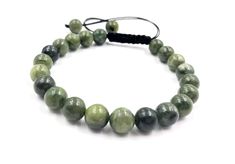 PRICES MAY VARY. STONE NAME - " GREEN JADE " BEADS SIZE - (Diameter): 8mm(about 22-24pcs of beads per bracelet); Adjustable bracelet can fit wrist size between 6.5" and 10". Unisex bracelet suits for both men and women. MATERIAL: High Quality " GREEN JADE " without metal which is great for sensitive skin. { SHNAYA JEWELS } Natural Gemstone ,You Will Receive The Similar Item As Picture Shown, Not Exact One Since Stone Is Unique. { SHNAYA JEWELS } FANTASTIC GIFT: Every bead was selected carefully Adjustable Jade Beaded Bracelets With 8mm Beads, Green Jade Stretch Bracelet For Healing, Green Jade Stretch Bracelet For Meditation, Green Natural Stone Healing Bracelets, Green Crystal Bracelet With 8mm Beads For Meditation, Green Gemstone Meditation Bracelets, Beautiful Beaded Bracelet, Meditation Bracelet, Great Gifts For Men