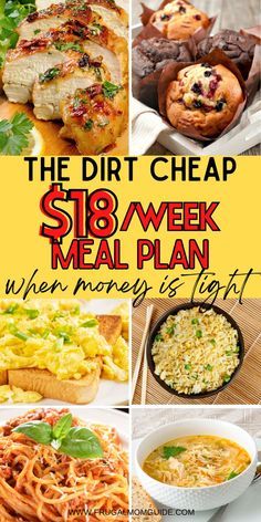 Cheap 2 Week Meal Plan, Week Dinner Plan On A Budget, Weekly Meal Plan Under $50, 30 Days Of Meals On A Budget, Cheap Savory Meals, 2 Week Healthy Meal Plan On A Budget, 2 Week Grocery List Budget, $25 A Week Grocery Budget, Dirt Poor Meals