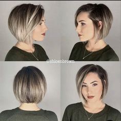 Brown Short Hair, Trendy Hairstyle, Short Straight Hair, Haircut And Color, Short Hair Haircuts, Cortes De Cabello