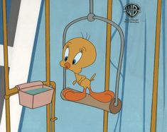 Looney Tunes Original Production Cel: Tweety Bird - Choice Fine Art Merrie Melodies, Tweety Bird, Short Films, The Golden Age, Animation Film, Looney Tunes, Warner Bros, Golden Age, Television Show