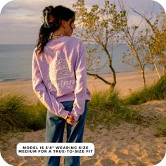 "Our blue planet's vast oceans may separate continents, but they unite us in the cause of their preservation." Size Recommendation: "I'm 5'9" and 160lbs; Size Large fits me flawlessly" Fit: laid-back and relaxed, Unisex Sweatshirt Shade: Orchid, a mix between pink and lavender, artfully garment-dyed Material: A cozy blend of 80% Cotton & 20% Polyester, Special Features: Pre-shrunk. Softer with each wash Clean Ocean, Pink And Lavender, Always Sunny, Clean Beach, Carbon Offset, Wrinkle Remover, 1 Pound, Unisex Sweatshirt, Special Features