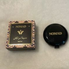 Nomad Eye Shadow Brand New In Box. Color Henna. 0.05 Oz. Indian Makeup Products, Eyeshadow Packaging, Arab Makeup, Arabic Makeup, Womens Apparel, Indian Makeup, Box Color, Pretty Makeup, Makeup Products