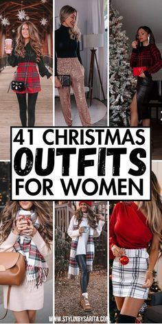 Holiday Outfits Winter 2024, Trendy Holiday Outfits 2024, Women’s Christmas Outfit Ideas, Holiday Outfits Cold Weather, Cold Weather Holiday Party Outfits, 2023 Christmas Outfit Women, Women’s Casual Christmas Outfit, Christmas Outfit Ideas For Women 2024, Christmas Outfits 2023 Women