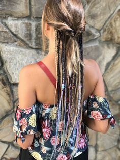 Witch Hairstyles, Half Dreaded Hair, Half Dreads, Partial Dreads, Hair Motivation, Dread Braids, Rock Hairstyles, Bright Hair Colors