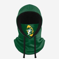 Green Bay Packers Retro Drawstring Hooded Gaiter FOCO - FOCO.com Winter Fan Gear Hoodie With Team Name, Winter Hoodie With Team Name For Fans, Winter Team Name Hoodie For Fans, Winter Team Name Hoodie Fan Gear, Winter Fan Merchandise Hoodie With Adjustable Hood, Team Spirit Hoodie For Sports Events In Winter, Winter Sports Fan Hoodie With Team Logo, Sports Fan Winter Hoodie With Team Name, Sports Fan Team Name Hoodie For Winter