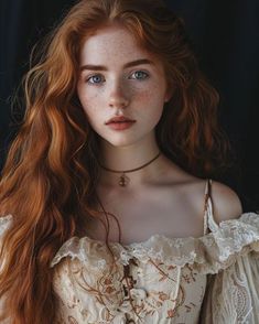 Red Head Woman Character Inspiration, Hairstyles And Colors, Celebrities Hairstyles, Red Hairstyle, Redhead Characters, Medieval Girl, Blonde Hair Colors, Hair Mistakes, Red Haired Beauty