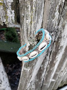 "Chunky Boho Cowrie Shell Beaded Bracelet Beach Wedding Jewelry Eclectic ethnic, tribal-inspired boho chic jewelry, crocheted, handcrafted in Queens, NY. *I made a few shell & hemp jewelry for an island photoshoot - see all the new posts soon! Right now I don't have shows and festivals, I have a little time to make these. A chunky crocheted and beaded hemp bracelet with a loop & knob closure. There are 11 shells & 87 beads on this! 1\" wide, 7\" long - custom size is available! Last 2 photos; Th Adjustable Crochet Jewelry For Festivals, Bohemian Hand Wrapped Turquoise Braided Bracelets, Bohemian Turquoise Hand-wrapped Braided Bracelets, Bohemian Turquoise Hand Wrapped Braided Bracelets, Bohemian Turquoise Braided Bracelets, Bohemian Braided Bracelets With Turquoise Round Beads, Bohemian Turquoise Braided Bracelets With Round Beads, Bohemian Braided Bracelets With Round Beads, Adjustable Crochet Jewelry Bracelet