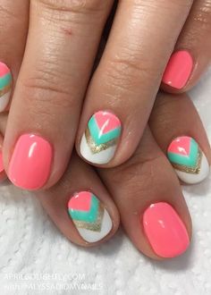 60+ Summer Nail Art 2020 Ideas to give you that invincible shine and confidence - Hike n Dip Fruit Nail Art, Unghie Sfumate, Colorful Nails, Mermaid Nails, Spring Nail Art, Nailed It, Fabulous Nails