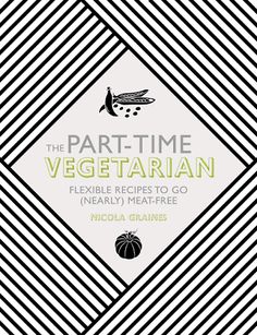 a black and white book cover with an image of vegetables in the center, surrounded by lines