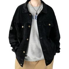 Step into the future with our stylish Oversized Denim Jacket for men from the 2023 Autumn-Winter Collection. Whether you choose to wear it casually or dressed up. this edgy-style statement piece is sure to turn heads. Crafted from premium corduroy and featuring a buttoned closure. it's the ideal way to keep warm in trend.Distinctive Features: Color: Choose from a variety of colors to make your statement. Oversized: Make a bold entrance with this oversized piece. Street Style: Look stylish and mo Denim Utility Jacket For Winter Streetwear, Winter Denim Utility Jacket For Streetwear, Denim Utility Jacket For Winter, Button-up Shacket For Streetwear In Winter, Winter Button-up Shacket For Streetwear, Button-up Shacket For Winter Streetwear, Winter Streetwear Button-up Outerwear, Winter Button-up Streetwear Outerwear, Oversized Shacket With Pockets For Streetwear