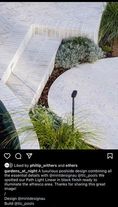 an advertisement for a landscaping company