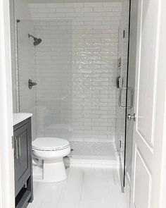 12 Small Bathroom Shower Tile Ideas for 2024 | The Tile Shop Simple Bathroom Tiles Design, Small White Bathrooms Ideas, Shower Floor And Wall Tile Combos, Verticle Subway Shower Tile, Small Bathroom Shower Stall, White And Grey Small Bathroom, Basement Shower Ideas Small Spaces, Small Shower Stall Tile Ideas, Walk In Shower Tile Ideas Color Schemes