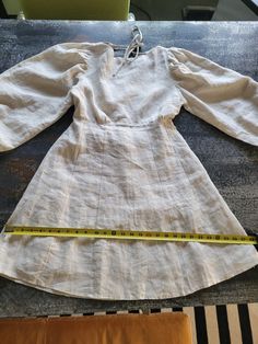 Tie Back Dress, Linen Mini Dress, Dress Picture, Back Dress, Tie Backs, Natural Linen, Dress Backs, Tie Back, Cute Dresses