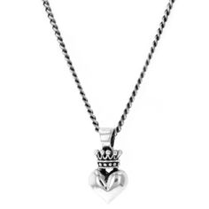 king baby 3d crowned heart pendant Classic Heart Pendant Jewelry With Sterling Silver Clasp, Classic Silver Open Heart Jewelry, Classic Open Heart Silver Jewelry, Classic Sterling Silver Jewelry For Valentine's Day, Silver Double Heart Jewelry With Chain, Heart-shaped Sterling Silver Jewelry With Silver Clasp, Classic Silver Necklace With Heart Charm, Classic Silver Jewelry With Heart Charm, Classic Sterling Silver Heart Necklace