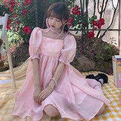 Brand Name: QIWNSilhouette: A-LINEOrigin: CN(Origin)Season: SummerNeckline: Square CollarSleeve Style: Puff SleeveDecoration: NONEStyle: SweetDresses Length: Above Knee, MiniMaterial: PolyesterAge: Ages 18-35 Years OldModel Number: Mori Girl DressClosure Type: PulloverSleeve Length(cm): ShortType: RegularRelease Date: Summer 2021Fabric Type: OrganzaGender: WOMENMaterial Composition: Synthetic FiberWaistline: Natural FactorsPattern Type: Solid Pink Puff Sleeve Fairycore Dress, Pink Fairycore Puff Sleeve Dress, Spring Fairycore Dress With Doll Collar, Pink Fairycore Dress With Square Neck, Fairycore Doll Collar Dress For Spring, Fairycore Doll Collar Spring Dress, Summer Princess Fairy Dress, Spring Fairycore Dress With Puff Sleeves, Cute Puff Sleeve Dress With Ruffles And Square Neck