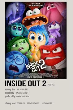 the inside out 2 movie poster