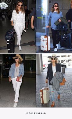 Elegant Travel Outfits, Long Flight Travel Outfit, Travel Outfit Plane Long Flights, Long Plane Ride, Jessica Alba Outfit, Travel Style Airport