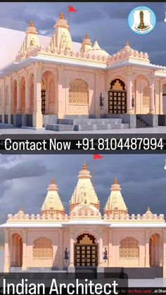 Contact for Architecture/Civil / Interior Design & Vastu Consultant (Paid Service) 24X7 💬 WhatsApp: https://wa.me/919414735075 & Call Now: +911472244802, +918104487994, +919414735075, Send your Project Requirements: http://order.indianarchitect.info Temple Elevation, Home Grill Design, Mandir Designs, Mandir Design, Amazing India, Elevation Map, Temple Architecture, Gallery Wallpaper, Funny Photography