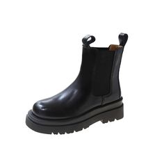 SPECIFICATIONS Boot Type: Chelsea Boots Shaft Material: PU Outsole Material: RUBBER Upper Material: PU Origin: Mainland China CN: Zhejiang Season: Winter Insole Material: PU Heel Type: Square heel Lining Material: Cotton Fabric Boot Height: Mid-Calf Item Type: BOOTS Fashion Element: Platform Department Name: ADULT Toe Shape: round toe Heel Height: Med (3cm-5cm) With Platforms: Yes Style: Punk is_handmade: No Pattern Type: Solid Model Number: Chelsea Boots Fit: Fits true to size, take your normal size Closure Type: SLIP-ON Platform Height: 0-3cm CN: Zhejiang Production location: Made in China boots Product Features: Chelsea Boots update.24.02 Boots Fit, Fabric Boots, Platform Chelsea Boots, Yes Style, Shoes On Sale, Pu Heels, Black Chelsea Boots, Boot Types, Style Punk