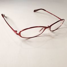 Red Y2k Glasses, Red Glasses Aesthetic, Red Wishlist, Vintage Eye Glasses, Unique Nose Rings, Smith Sunglasses, Glasses Inspiration, Red Eyeglasses, Funky Glasses