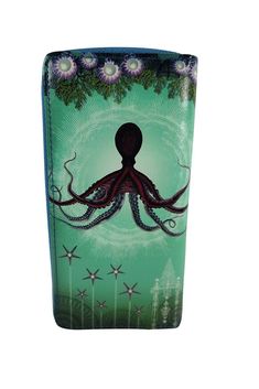 Ocean Dream Mystic Octopus Deep Sea Paradise Art Large Wallet – Skelapparel Ocean Octopus, Deep Ocean