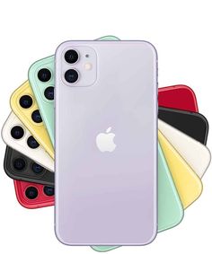 the new iphone 11 is shown in multiple colors