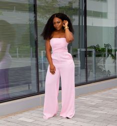 Light Pink Off Shoulder Jumpsuit - Marcy Boutique trendy,chic,elegant,classy,african Outfit Wide Leg, Off The Shoulder Jumper, Leather Jumpsuit, Jumper Outfit, Off Shoulder Jumpsuit, Pink Jumpsuit, Green Blazer, Suits Coats, Bandage Dress