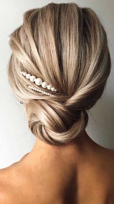 Hair Decor, Hair Accessories Pearl, Best Wedding Hairstyles, Gatsby Style, Pearl Hair Pins