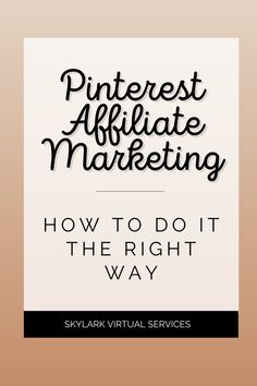 the title for how to do it the right way, with an image of pinterest