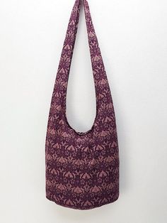 Women bag Handbags Thai Cotton bag Hippie bag Hobo bag Boho bag Shoulder bag Sling bag Messenger bag Purple Rectangular Hobo Bag With Adjustable Strap, Purple Hobo Tote Bag With Adjustable Strap, Purple Hobo Bag With Removable Pouch For Daily Use, Purple Adjustable Strap Hobo Tote Bag, Rectangular Purple Festival Shoulder Bag, Purple Rectangular Hobo Bag For Daily Use, Purple Hobo Tote Bag For Everyday Use, Festival Tote Shoulder Bag With Adjustable Strap, Purple Tote Hobo Bag For Everyday Use