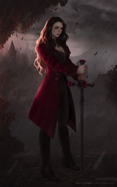 Similar to Jezebel Cotheran. Her hair is thinner and more like heather, and her face shape is different. Karakter Disney, Vampire Art, Male Character, Arte Fantasy, Digital Art Girl, Dnd Characters, Fantasy Artwork, Character Portraits, Dark Fantasy Art