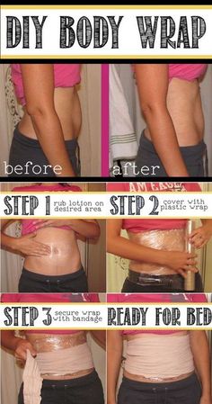 DIY Weight Loss Body Wrap Pictures, Photos, and Images for Facebook, Tumblr, Pinterest, and Twitter Homemade Body Wraps, Diy Body Wrap, Tighten Stomach, Tummy Wrap, Skin Tightening Stomach, Body Wrap, Saggy Skin, Body Detox