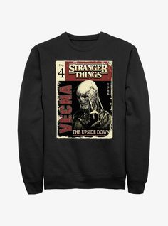 50% Cotton  50% PolyesterWash cold; dry lowImportedListed in men's sizes Stranger Things Vecna, Her Universe, Netflix Movie, The Upside, Cute Sweaters, Retro Poster, Graphic Poster, Pullover Sweatshirt, Stranger Things