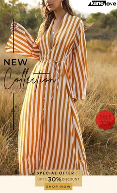 Single-breasted Stipe Shirt Dress Maxi Shirts, Party Dress Long Sleeve, Maxi Shirt Dress, Striped Mini Dress, Puff Sleeve Dresses, Party Dress Long, Dress Trousers, Long Shirt, Two Piece Dress