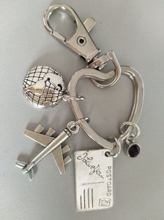 Metal Charms Keychains As Gifts, Key Ring Aesthetic, Metal Charms Keychains For Gift, Silver Metal Keychains As Gifts, Silver Metal Keychain As Gift, Metal Keychains With Charms As Gifts, Metal Keychains With Charms For Gifts, Silver Metal Keychain For Gift, Cheap Pink Keychains For Travel