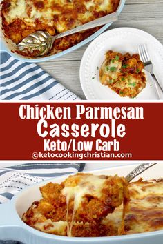 chicken parmesan casserole with low carb