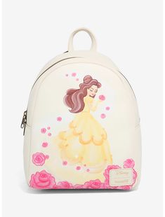 Loungefly Disney Beauty & The Beast 30th Anniversary Mini Backpack Hot Topic Store, Beauty And The Beast Belle, Disney Belle, Belle Beauty And The Beast, Disney Sleeping Beauty