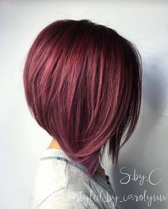 Aline Bob Haircuts, Red Bob Haircut, Aline Bob, Line Bob Haircut, Red Bob, Choppy Bob Hairstyles, Short Hairstyle, Hairstyles For Round Faces, Lily Collins