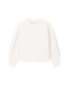 For sport, court and airport— naturally breathable, preshrunk, cozy. This full length sleeve and oversized crew neck makes you look put together but feel like you’re at home, you won’t know how you lived without it. Oversized Long Sleeve Top In Winter White, Winter White Oversized Long Sleeve Top, Oversized Winter White Long Sleeve Top, Winter White Crew Neck Top With Ribbed Cuffs, Oversized White Sweatshirt With Ribbed Cuffs, Long Sleeve Winter White Sweatshirt For Loungewear, Winter White Long Sleeve Sweatshirt For Loungewear, Winter White Relaxed Fit Crew Neck Sweater, White Relaxed Fit Sweater For Layering