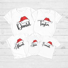 Family Christmas Name Shirt, Personalized Christmas Family T-Shirt, Custom Christmas Tee With Name, Personalized Name Christmas Family Shirt Hi!  Welcome to the Goshirtly! It's great to see you here! For further customization or requests please contact me. F I T ∙ & ∙ S I Z I N G : -->Women's sizes are narrower than the waist -->Sleeves are rolled up in some product pictures. They do not come rolled up on delivery. T I M E ∙ T O ∙ D E L I V E R Y : -->Processing and production time is 1-2 business days. I M P O R T A N T ∙ P L E A S E ∙ R E A D ∙ F U L L Y : --> Order cancellations are accepted for 2 hours after purchase. -->For any questions, please contact me directly. It's my pleasure to assist you. Orders placed till 12 noon are shipped the next business day and those placed after 12 n Name Matching, Christmas Family Shirt, Christmas Names, Name Christmas, Christmas Custom, Family Christmas Shirts, Family Shirt, Christmas Family, Christmas Tees