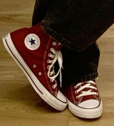 ₊⊹ james potter Red Converse Aesthetic, Dark Red Converse, James Aesthetic, Red Converse Outfit, Converse Platforms, Converse Red, Red Converse