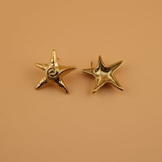 Make a splash with The Camilla Earrings. This set features a starfish design perfect for adding a fun and beachy vibe to any look. Dare to take a dip in our new stainless steel, tarnish & fade-free jewel collection. Nickel-free Starfish Earrings Ocean-inspired, Metal Starfish Jewelry, Nickel Free Starfish Jewelry For Summer, B Day Gifts, Starfish Design, Halo Collection, Colored Gems, Gold Piece, Gems Jewelry